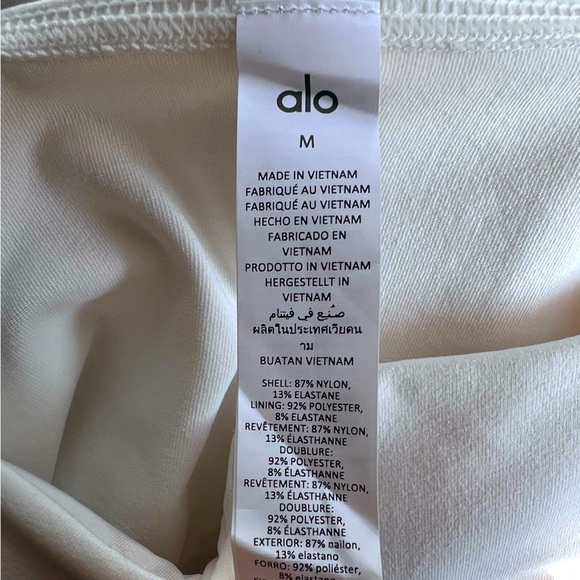 NWT ALO Yoga Airbrush Streamlined Bra Tank medium m - Picture 7 of 12